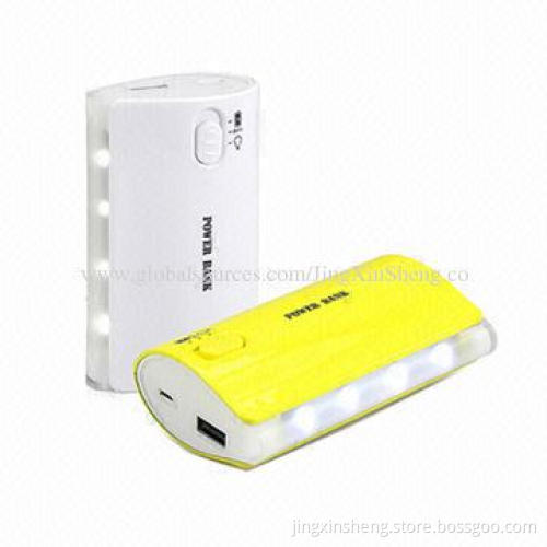 Mini Portable USB Power Bank, 5V, 1A Output, Charge for iPhone/iPad
